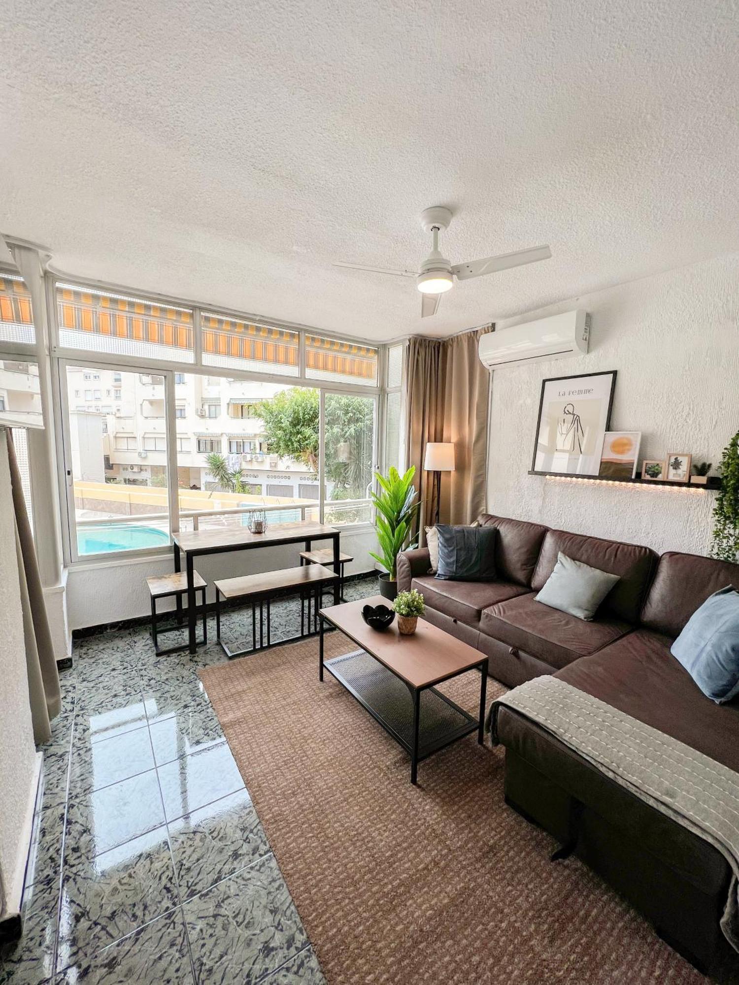 托雷莫利诺斯Cozy And Bright Flat With Pool公寓 外观 照片